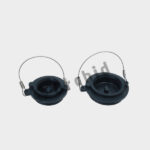 EPDM inspection plug with flange and SS lanyard for pipeline inspection