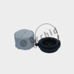 EPDM Inspection Plug & Flange with SS Lanyard +Insulation Insert- TMLX for Thin Insulation